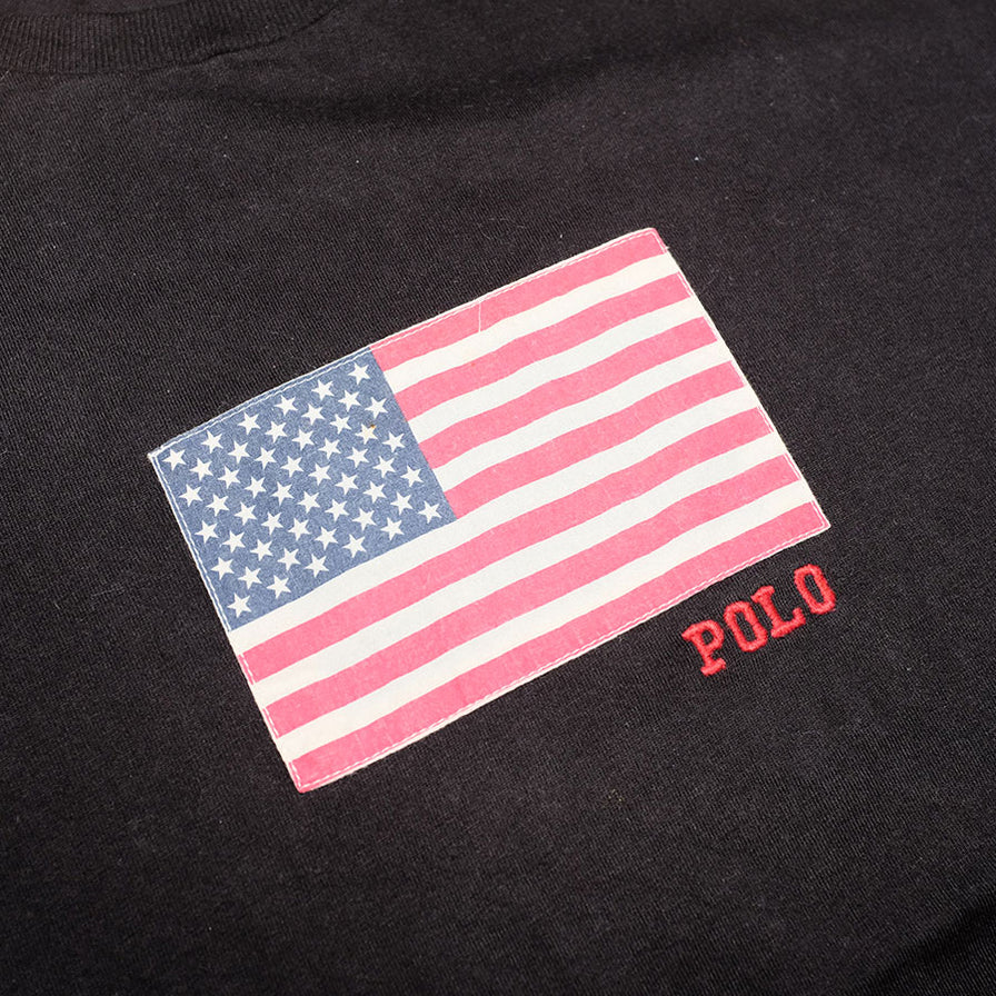 Vintage Polo Ralph Lauren USA T-Shirt Large / XLarge - Double Double Vintage