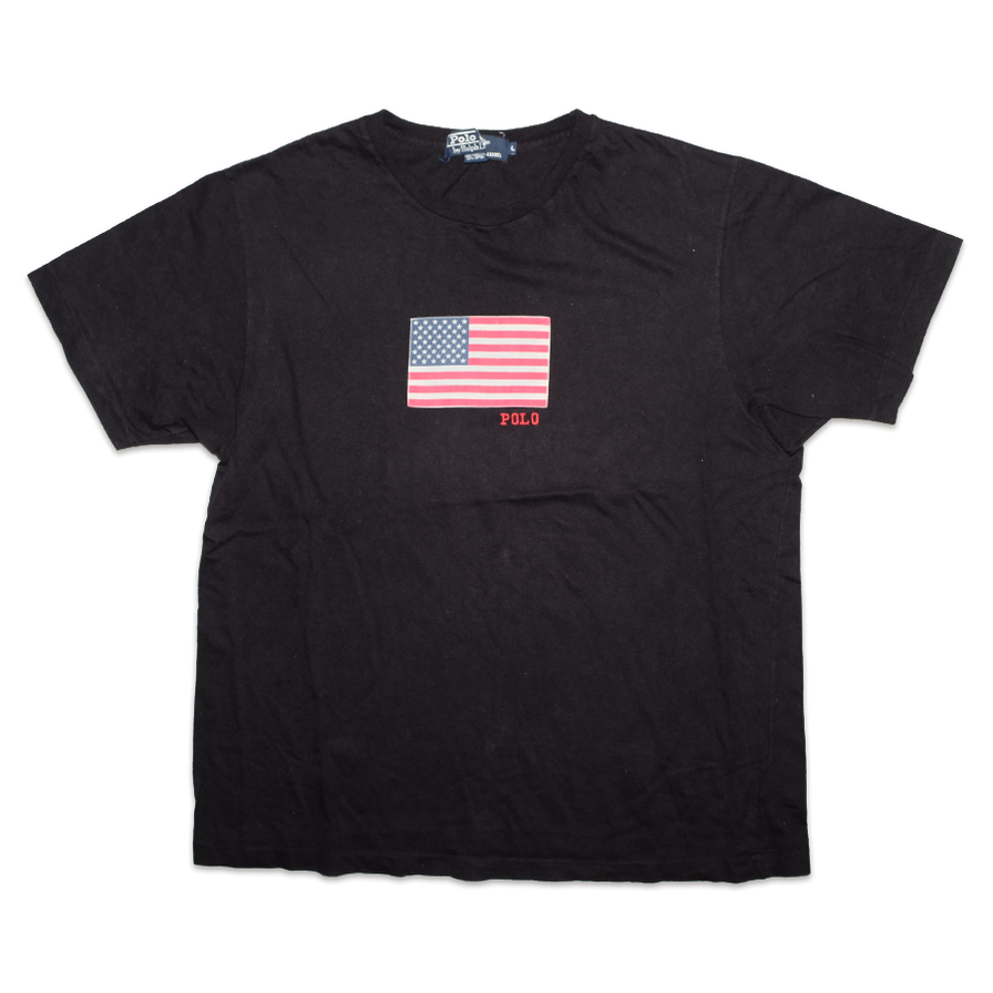 Vintage Polo Ralph Lauren USA T-Shirt Large / XLarge - Double Double Vintage