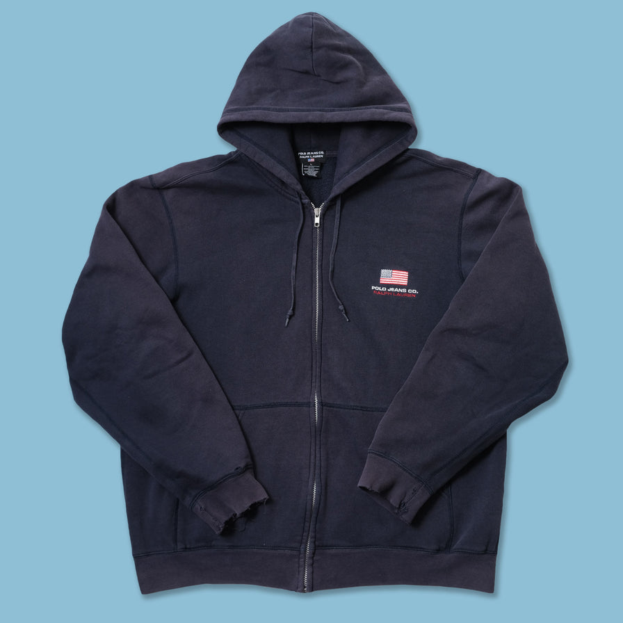 Vintage Polo Ralph Lauren Zip Hoody Large