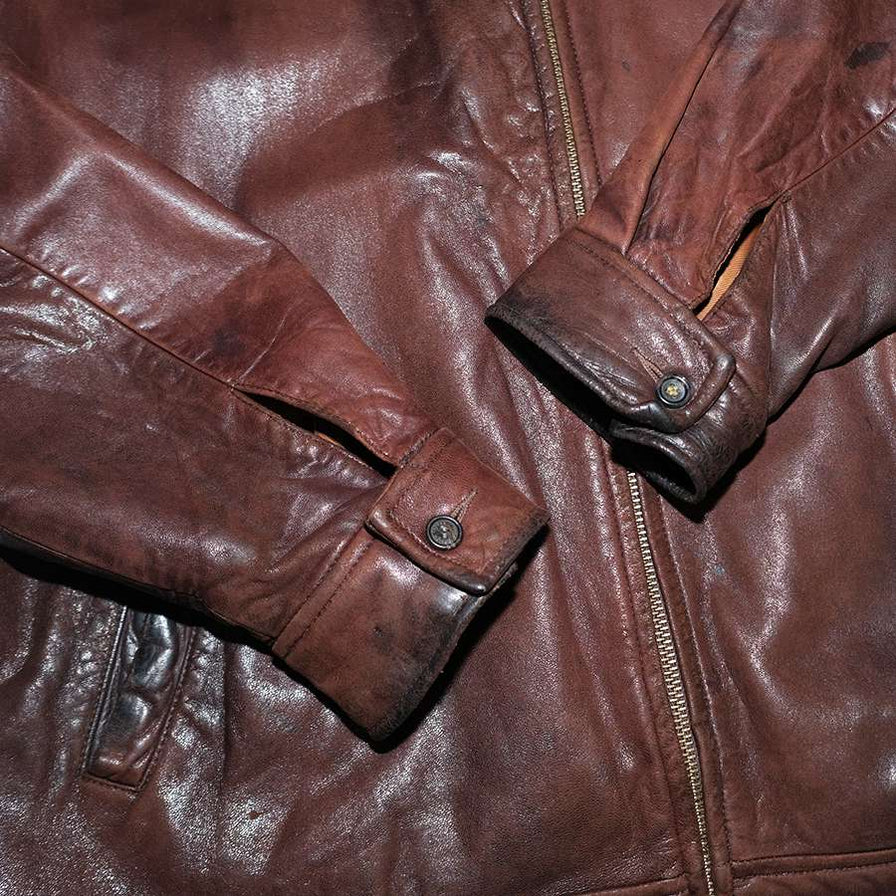 Vintage Polo Ralph Lauren Leather Jacket XLarge