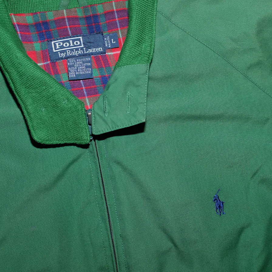 Vintage Polo Ralph Lauren Harrington Jacket Large - Double Double Vintage