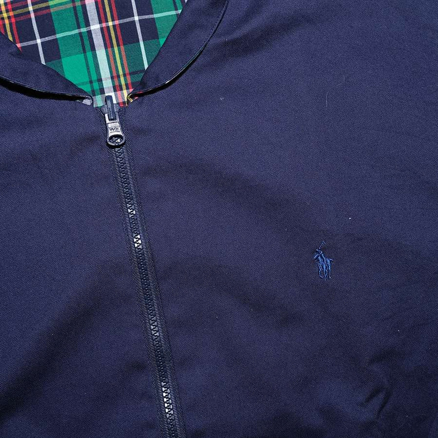 Vintage Polo Ralph Lauren Reversible Harrington Jacket Medium / Large