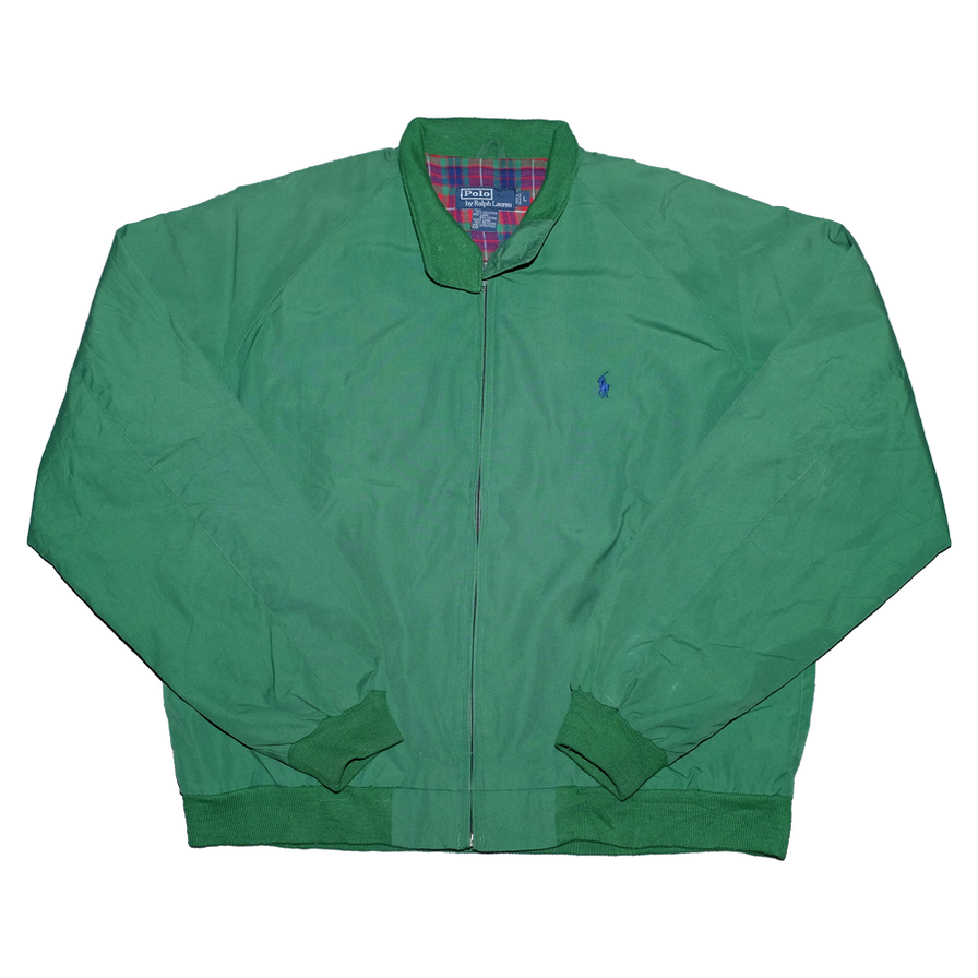 Vintage Polo Ralph Lauren Harrington Jacket Large - Double Double Vintage