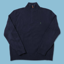 Vintage Polo Ralph Lauren Q-Zip Sweater Large