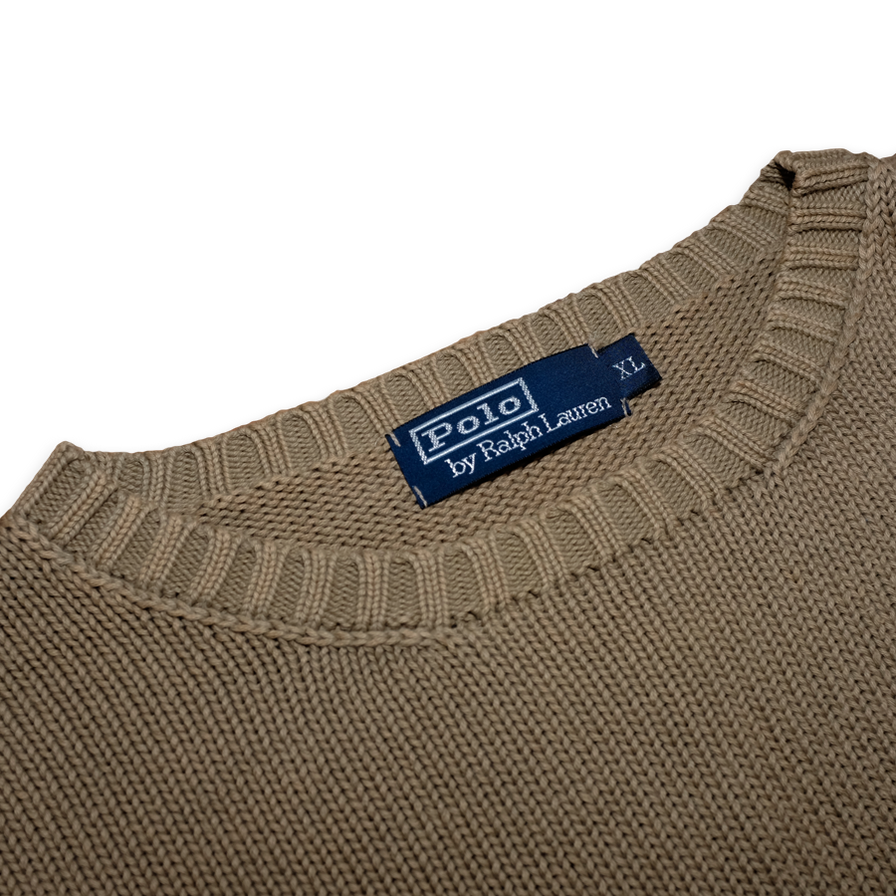 Vintage Polo Ralph Lauren Knit Sweatshirt XLarge - Double Double Vintage