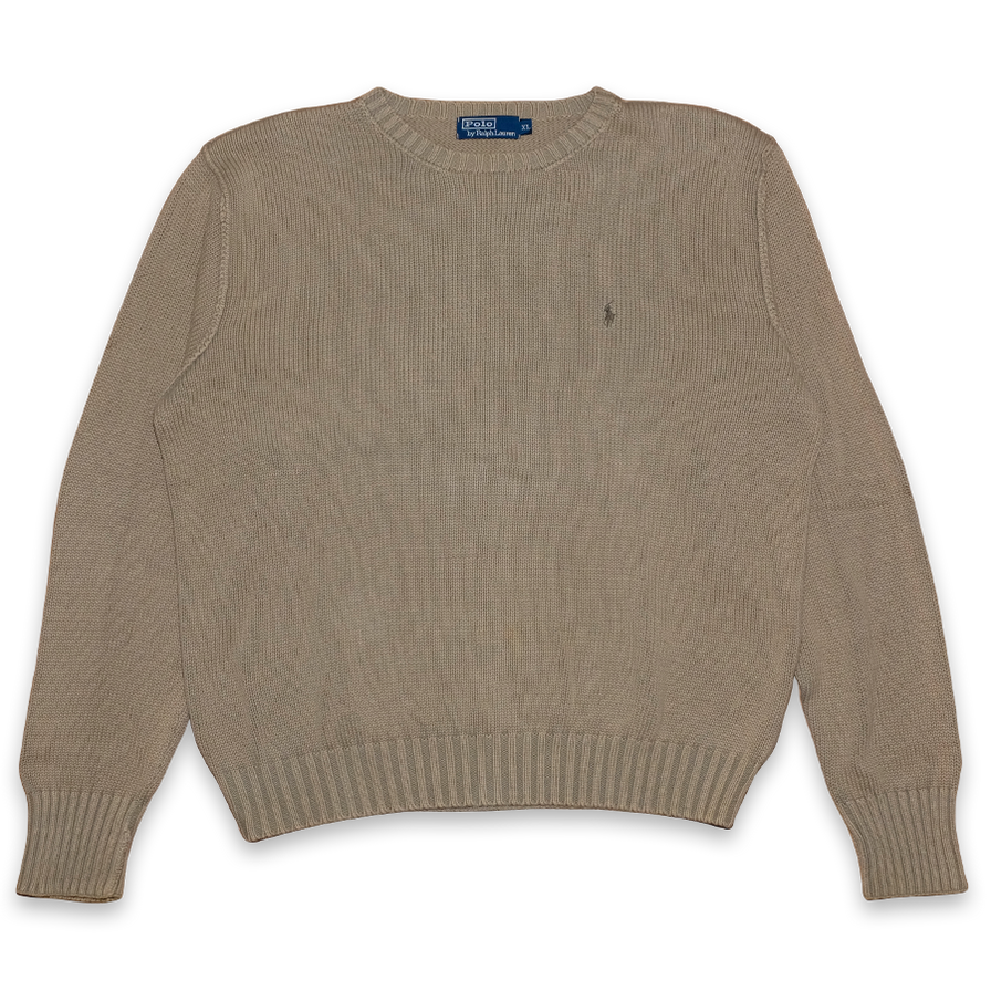 Vintage Polo Ralph Lauren Knit Sweatshirt XLarge - Double Double Vintage