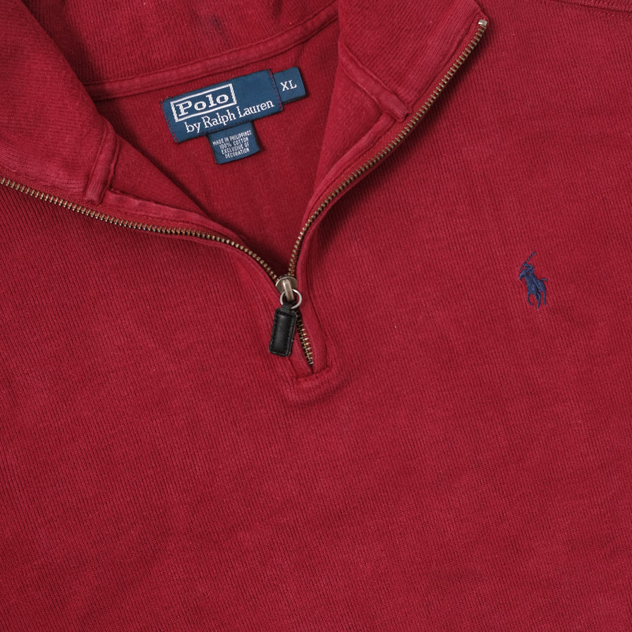 Vintage Polo Ralph Lauren Q-Zip Sweater XLarge
