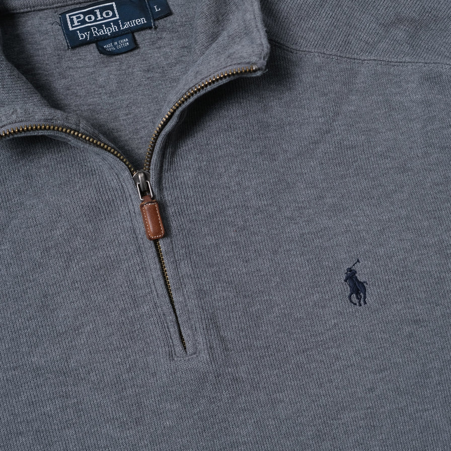 Vintage Polo Ralph Lauren Q-Zip Sweater Large