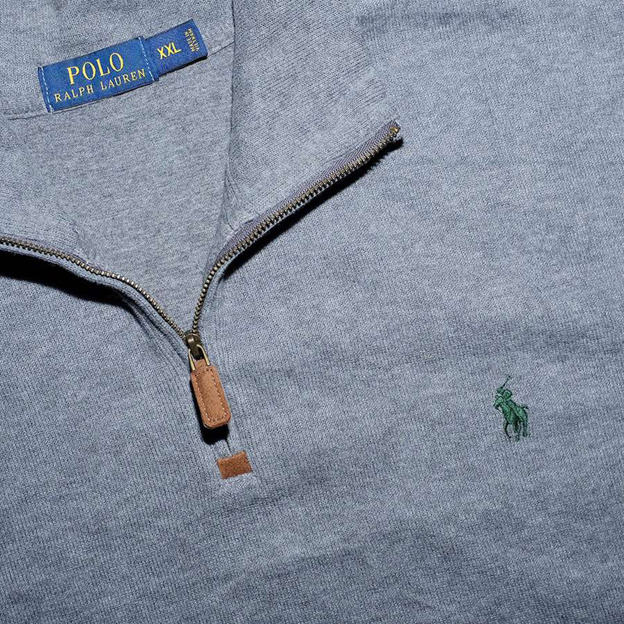 Vintage Polo Ralph Lauren Q-Zip Sweater XXL