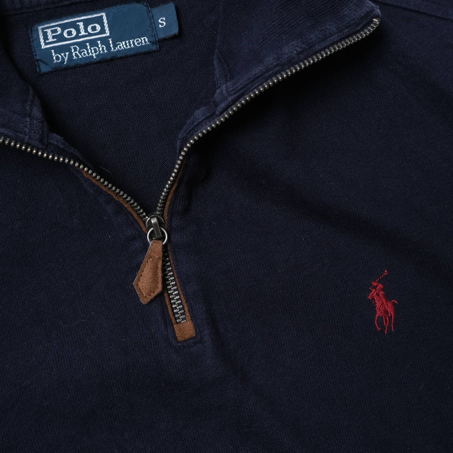 Vintage Polo Ralph Lauren Q-Zip Sweater Small