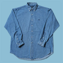 Vintage Polo Ralph Lauren Denim Shirt XLarge