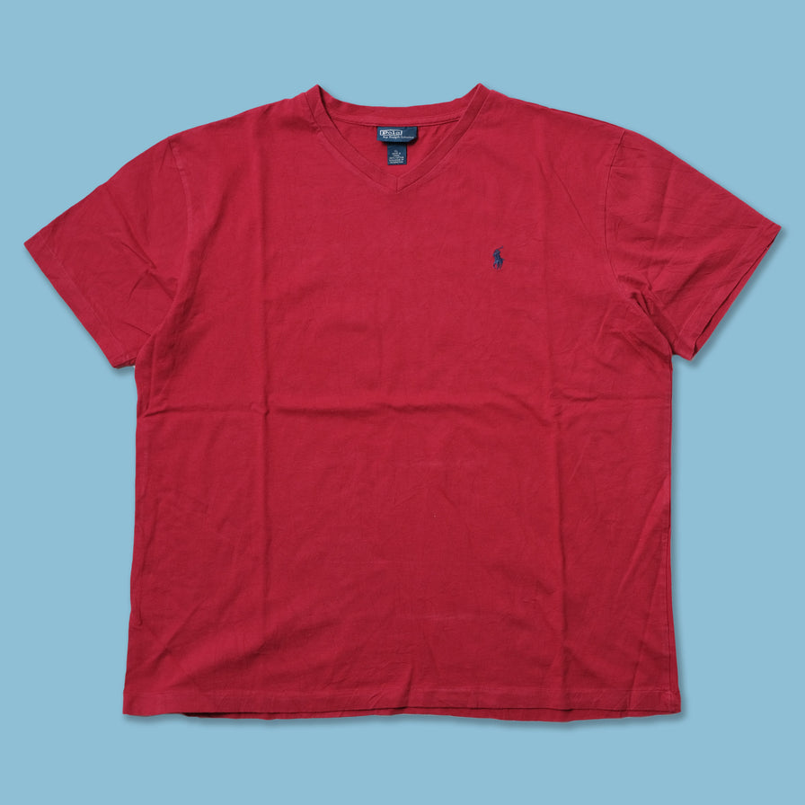 Vintage Polo Ralph Lauren V-Neck T-Shirt XLarge