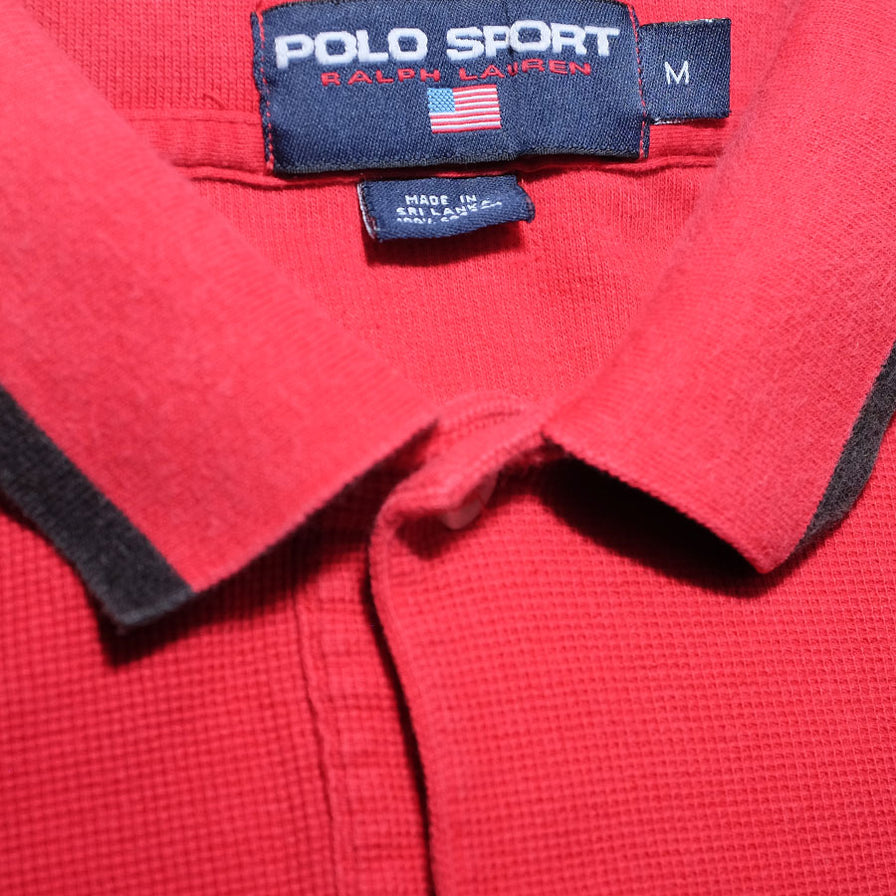 Vintage Polo Sport Long Polo Large - Double Double Vintage