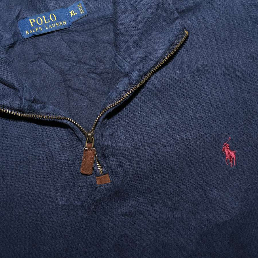 Vintage Polo Ralph Lauren Q-Zip Sweater XLarge