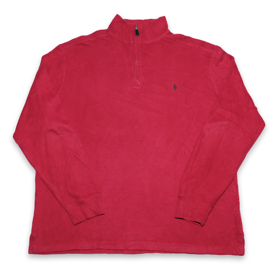 Vintage Polo Ralph Lauren Q-Zip Sweater XLarge