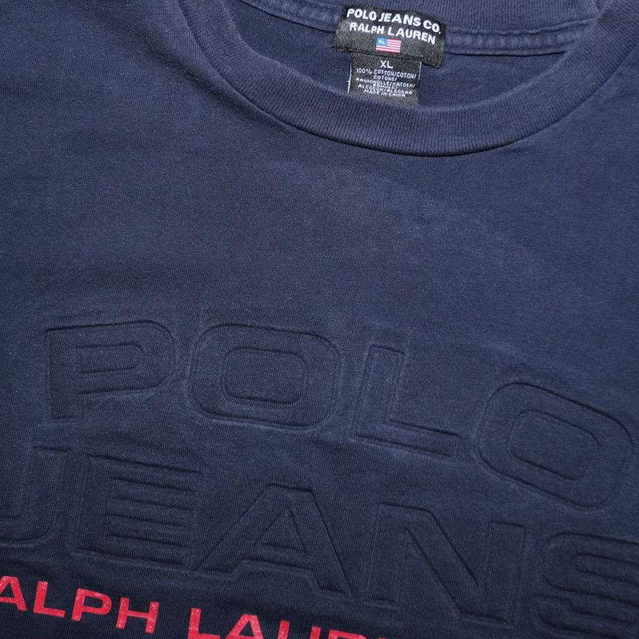 Polo Jeans Ralph Lauren T-Shirt Medium / Large - Double Double Vintage