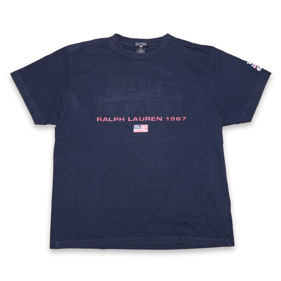 Polo Jeans Ralph Lauren T-Shirt Medium / Large - Double Double Vintage