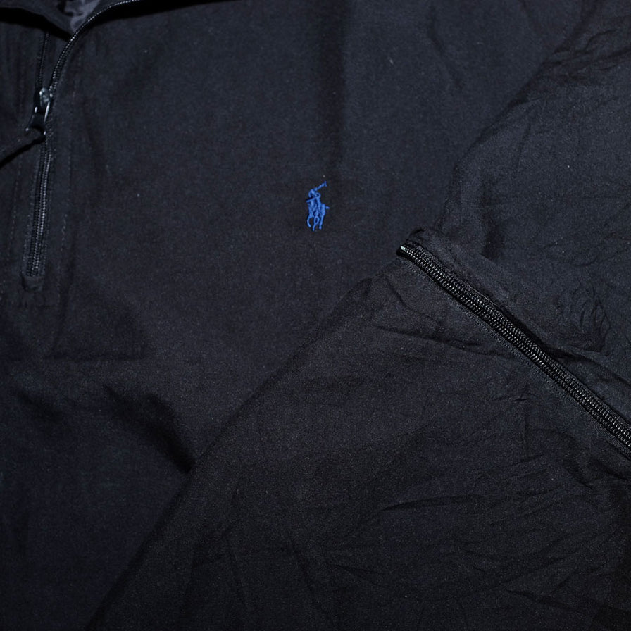Vintage Polo Ralph Lauren Q-Zip Windbreaker Large - Double Double Vintage