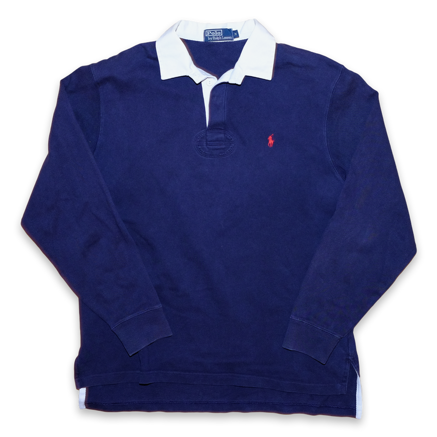 Vintage Polo Ralph Lauren Long Polo Medium - Double Double Vintage