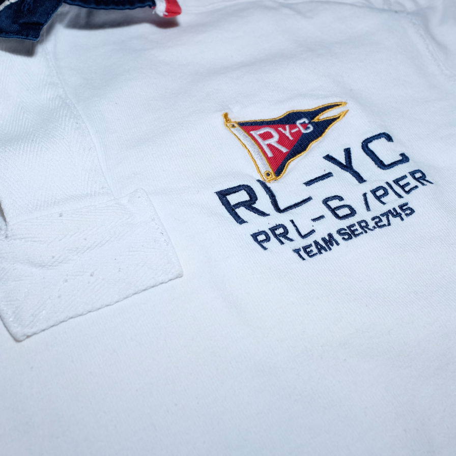 Vintage Polo Ralph Lauren Yacht Club Longsleeve Medium - Double Double Vintage