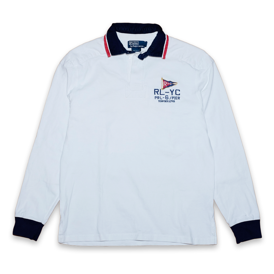 Vintage Polo Ralph Lauren Yacht Club Longsleeve Medium - Double Double Vintage
