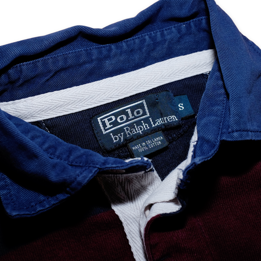 Vintage Polo Ralph Lauren Rugby Shirt Small / Medium - Double Double Vintage