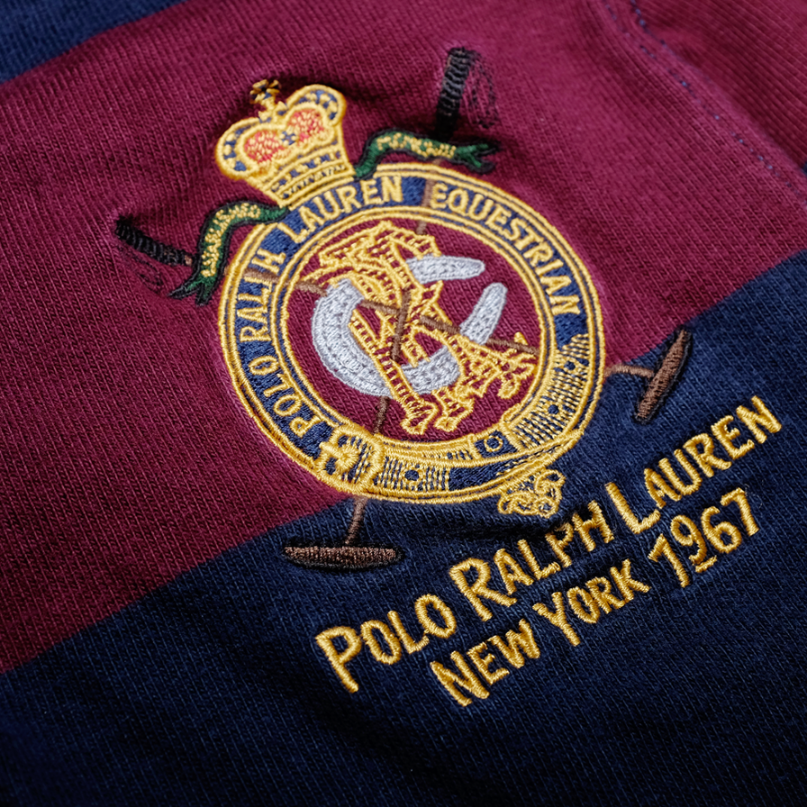 Vintage Polo Ralph Lauren Rugby Shirt Small / Medium - Double Double Vintage