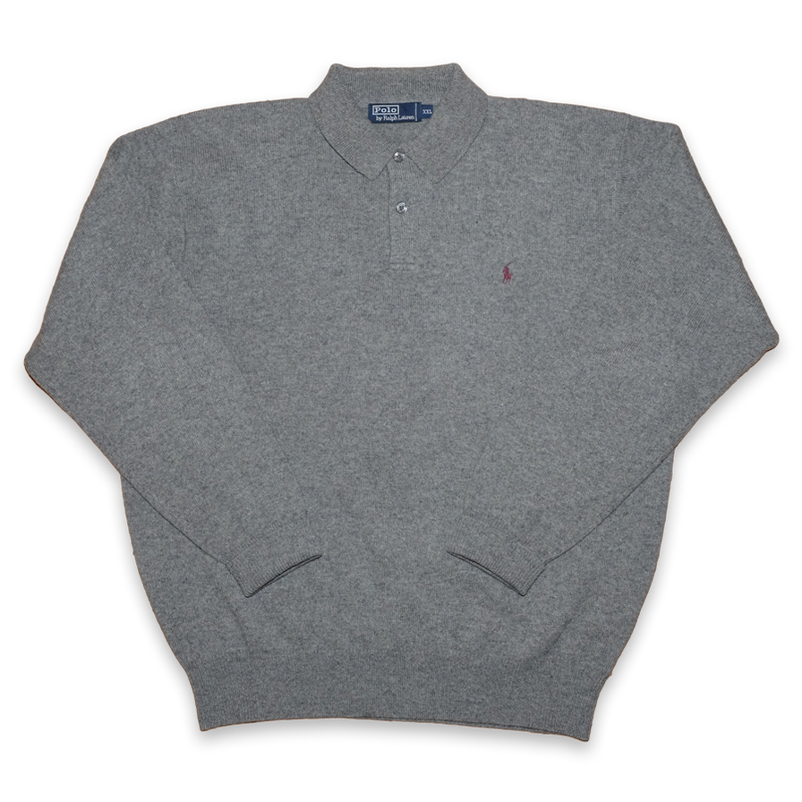 Vintage Polo Ralph Lauren Lambswool Longsleeve XXLarge - Double Double Vintage