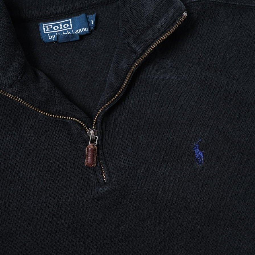 Vintage Polo Ralph Lauren Q-Zip Sweater Medium / Large