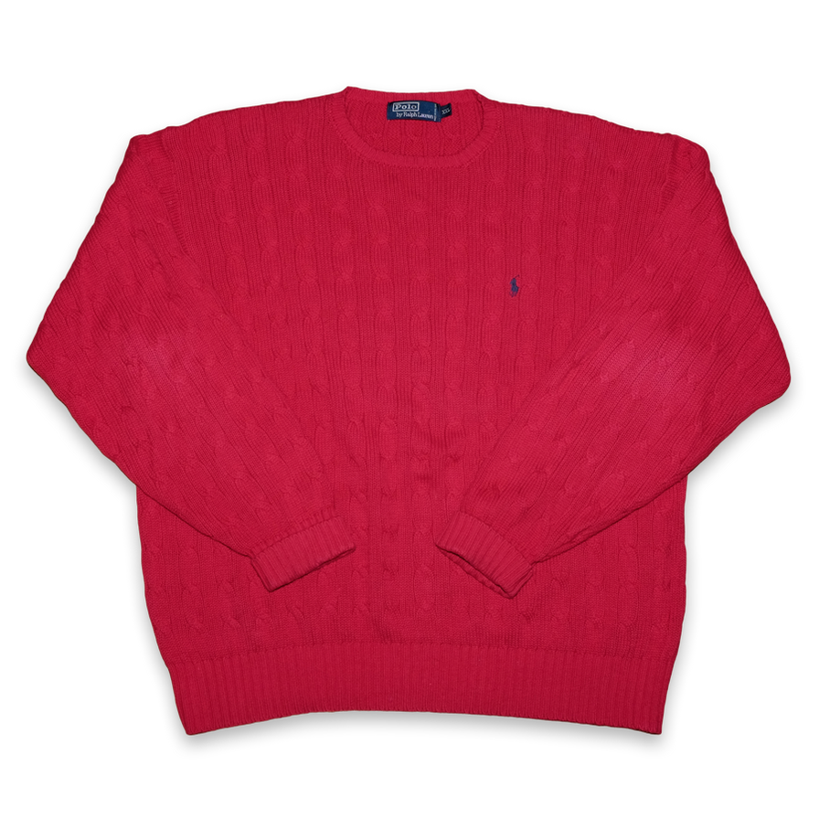 Vintage Polo Ralph Lauren Knit Sweatshirt XXLarge - Double Double Vintage