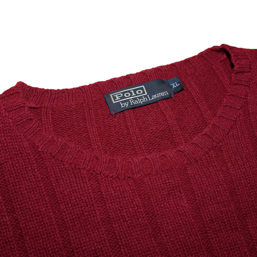 Vintage Polo Ralph Lauren Knit Sweatshirt XLarge - Double Double Vintage