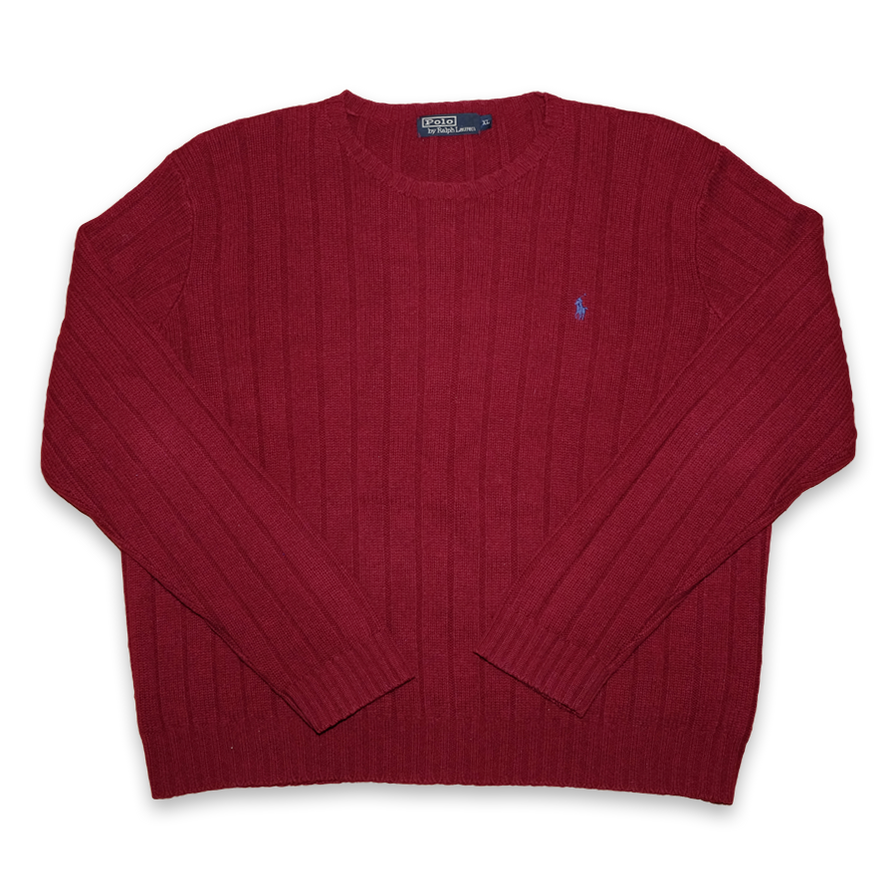Vintage Polo Ralph Lauren Knit Sweatshirt XLarge - Double Double Vintage