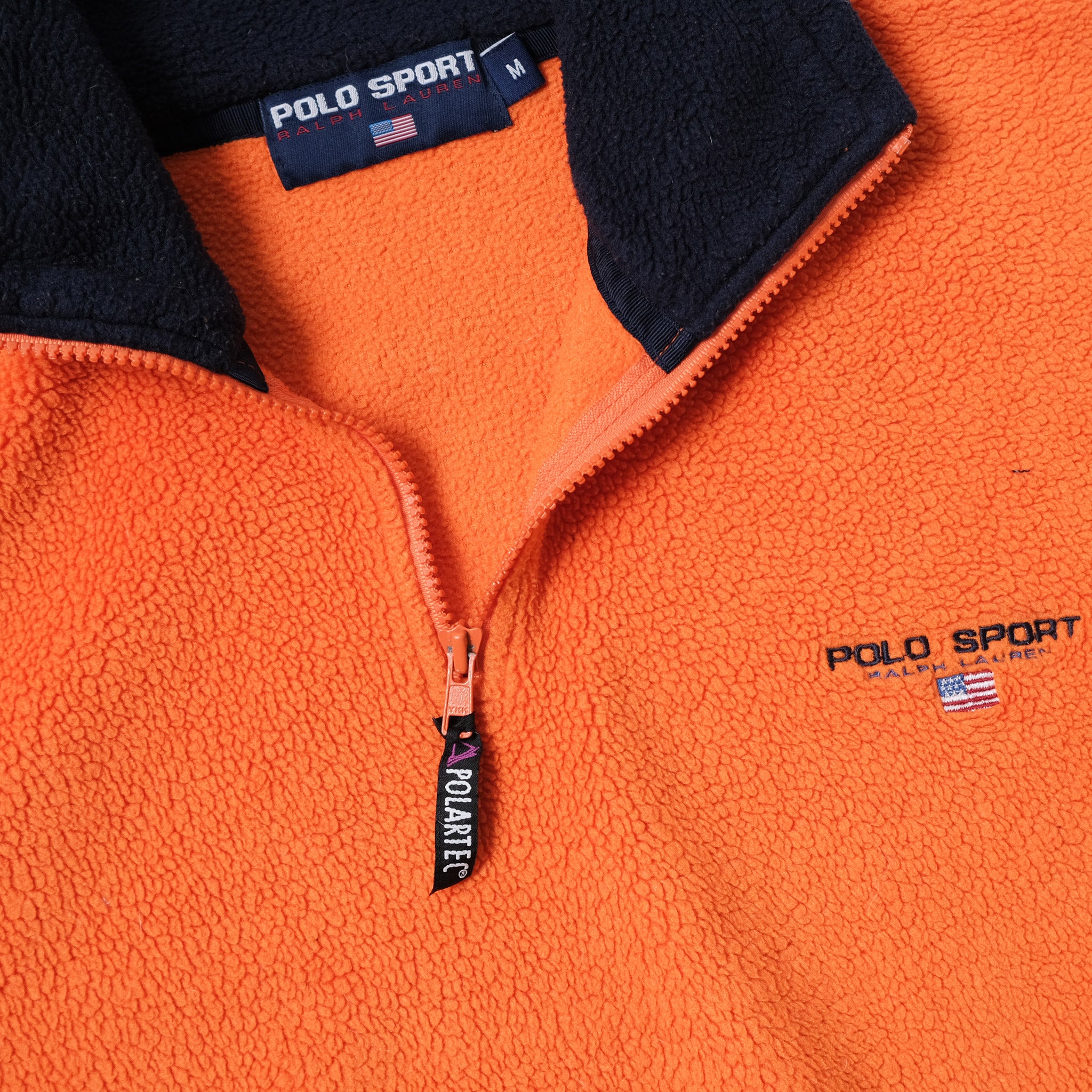 Vintage Polo Sport Q-Zip Fleece Medium | Double Double Vintage