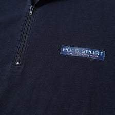 Vintag Polo Sport Q-Zip Sweater Large