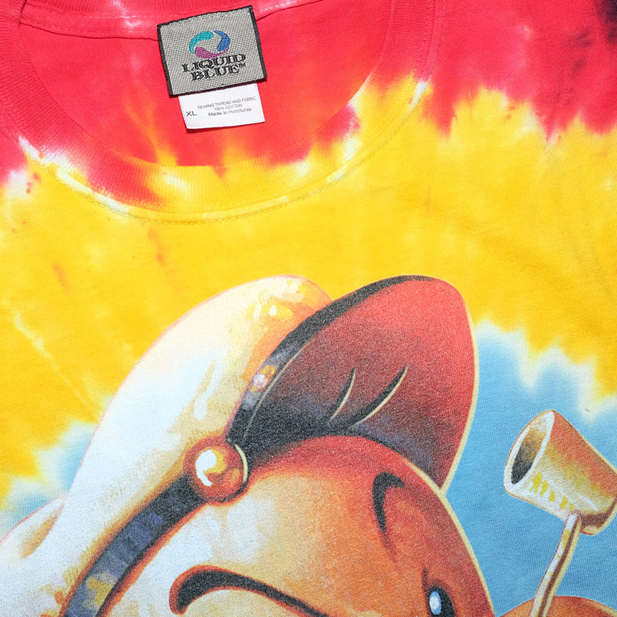 Vintage Popeye Tie Dye T-Shirt XLarge / XXL - Double Double Vintage