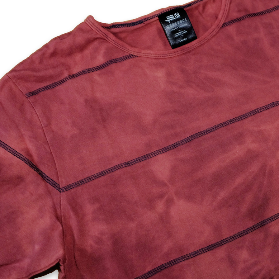 Publish Brand T-Shirt Bleach Large - Double Double Vintage