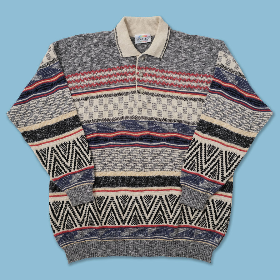 Vintage Monello Knit Sweater XLarge