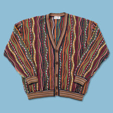 Vintage Coogi Style Cardigan Large