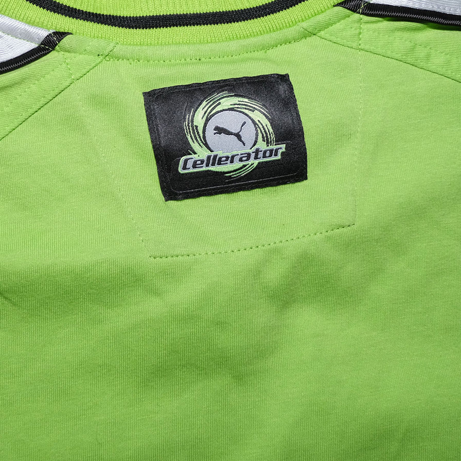 Vintage Puma V-Neck T-Shirt Large - Double Double Vintage