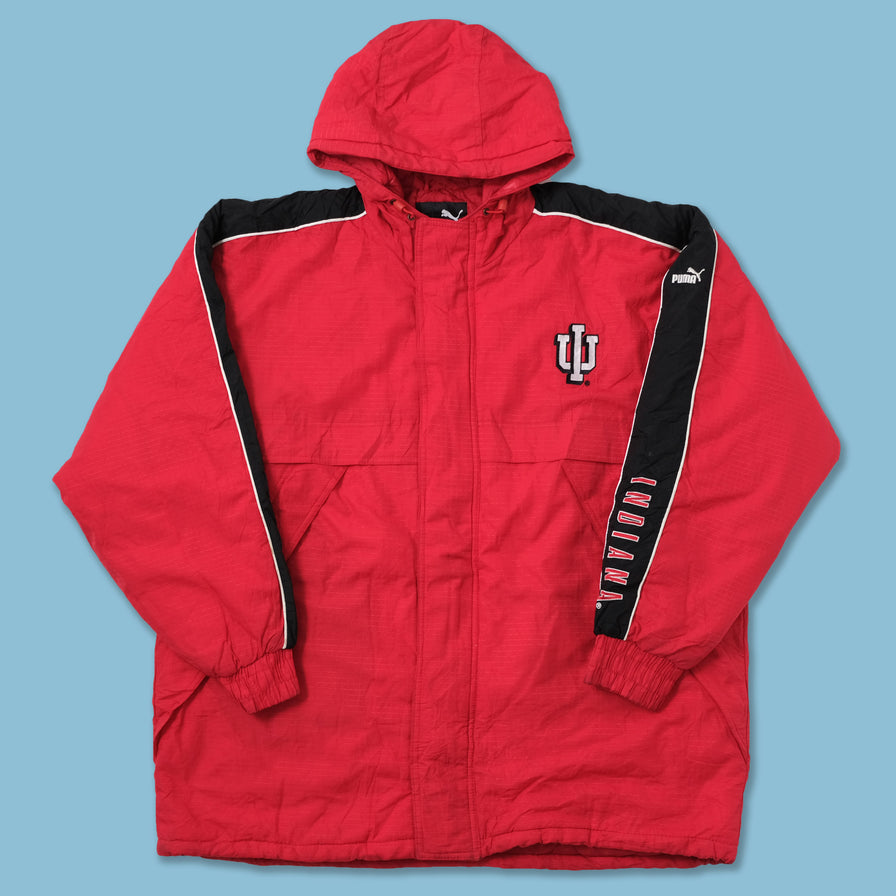 Vintage Puma Indiana Hoosiers Padded Jacket XLarge