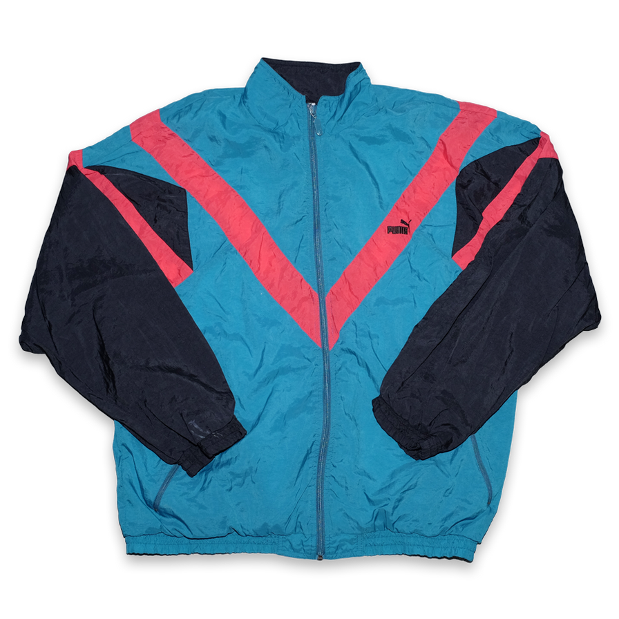 Vintage Puma Track Jacket Medium / Large - Double Double Vintage