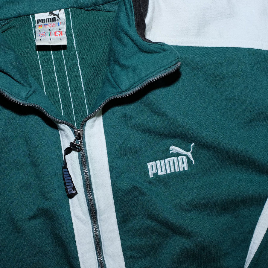 Vintage Puma Q-Zip Sweater Large - Double Double Vintage