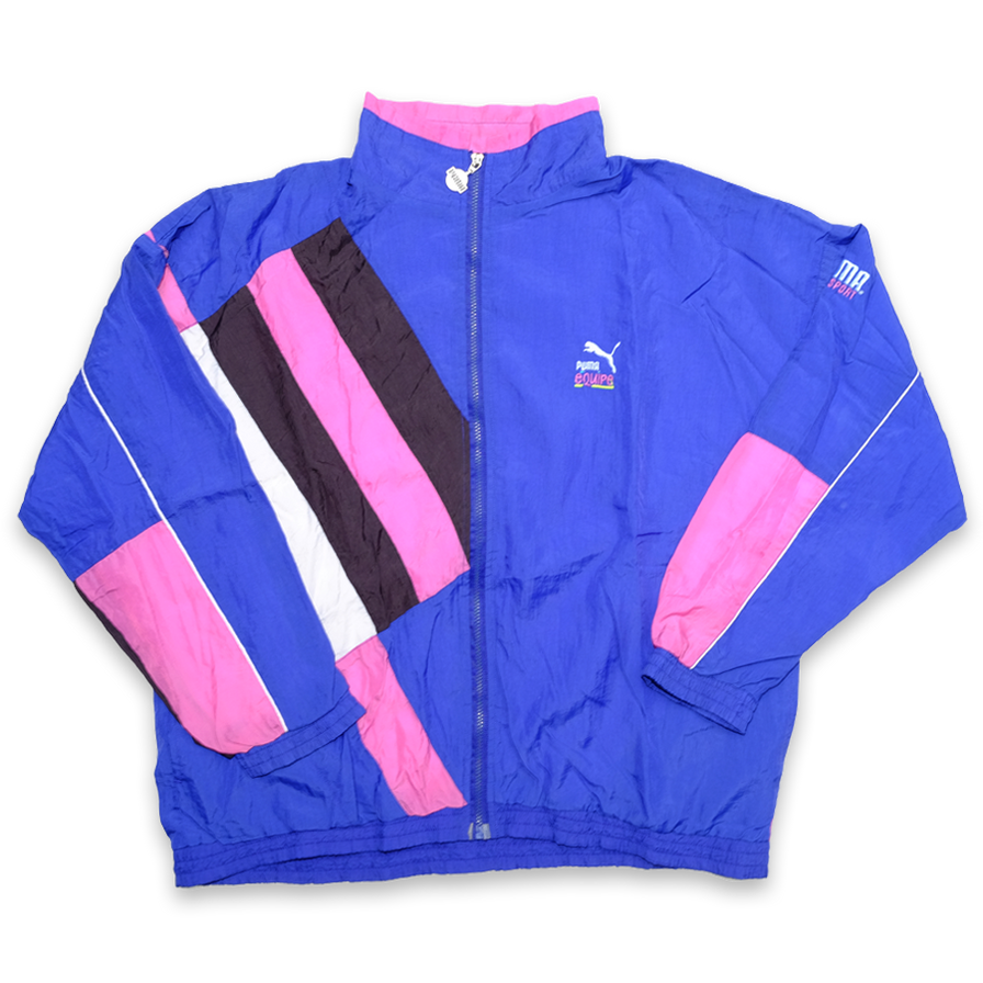 Vintage Puma Equipe Trackjacket Large / XLarge - Double Double Vintage