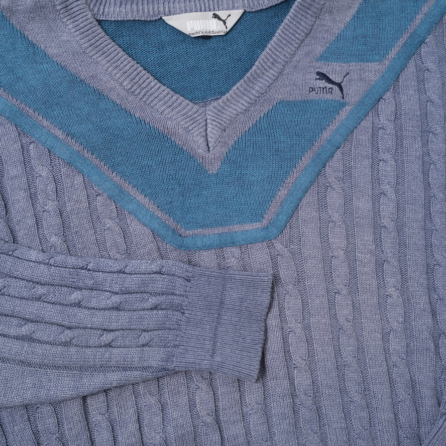 Vintage Puma Knit Sweater Large / XLarge