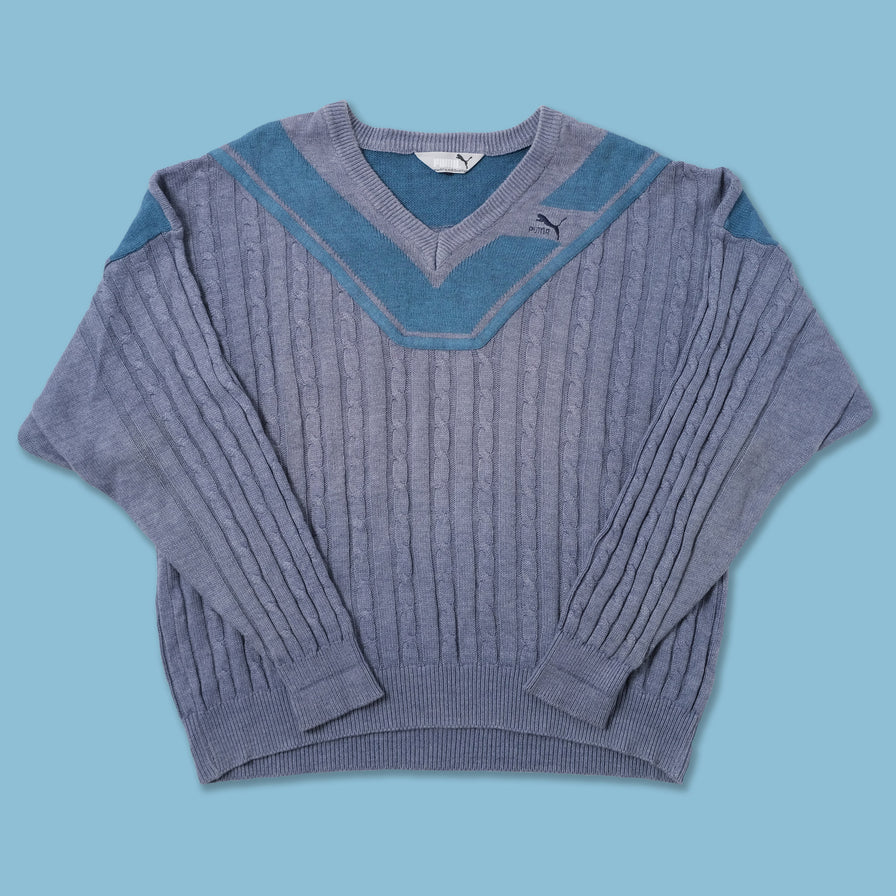 Vintage Puma Knit Sweater Large / XLarge