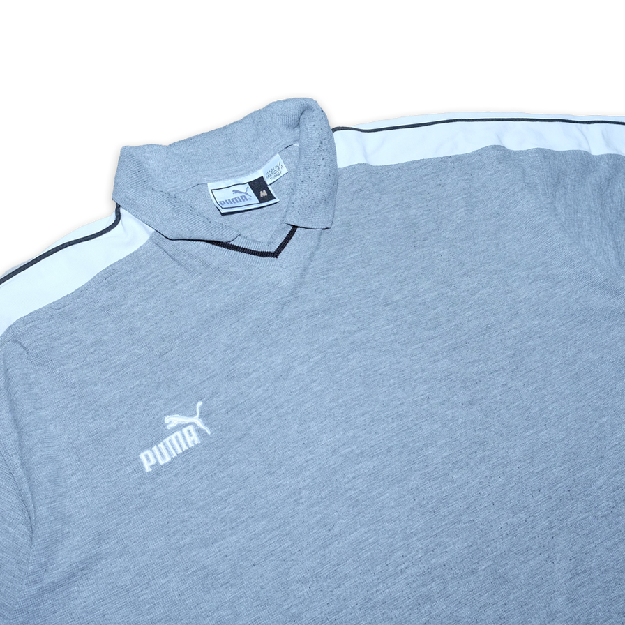Vintage Puma Heavy Cotton Polo Shirt Large / XLarge - Double Double Vintage