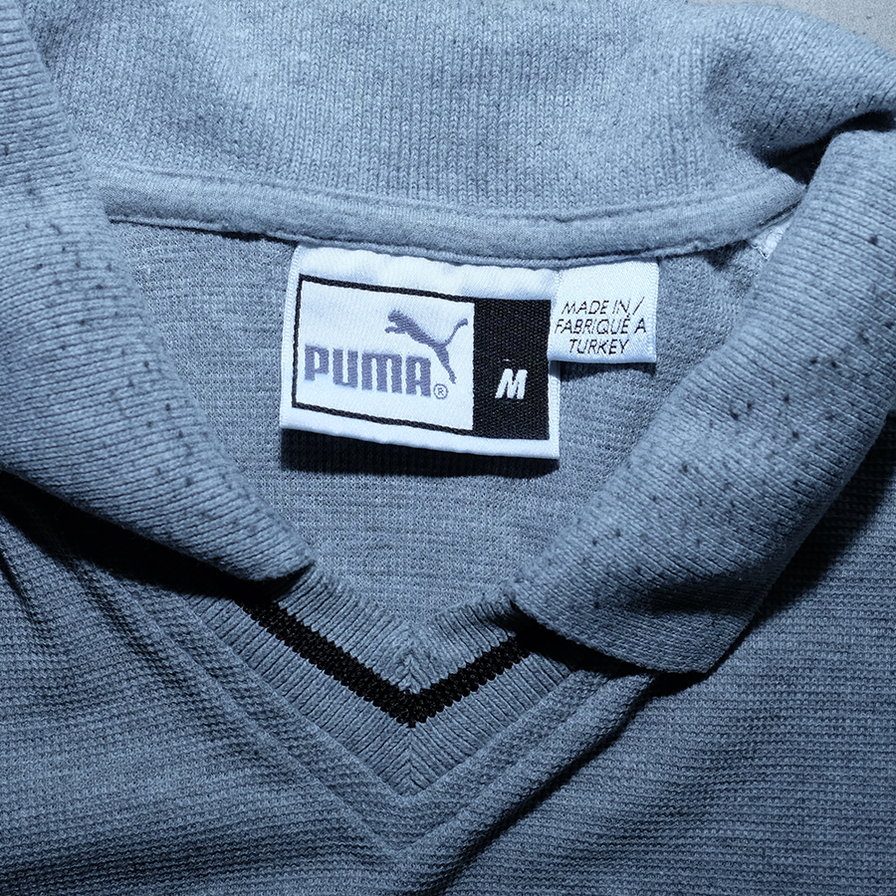 Vintage Puma Heavy Cotton Polo Shirt Large / XLarge - Double Double Vintage