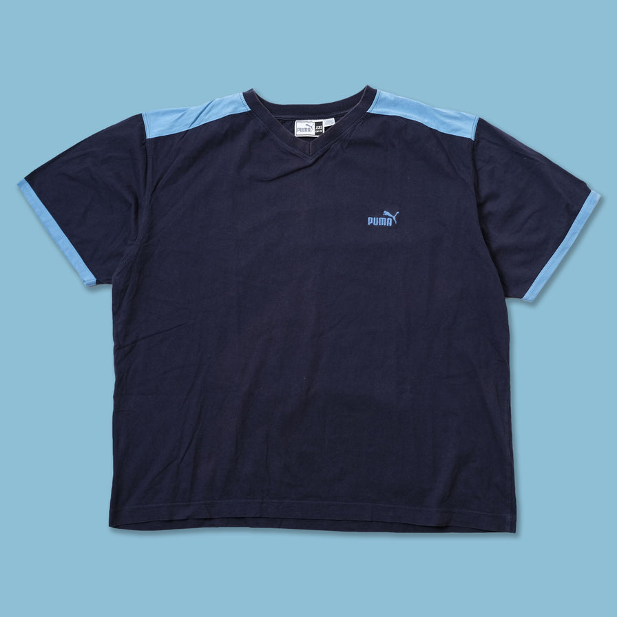 Vintage Puma V-Neck T-Shirt XXL