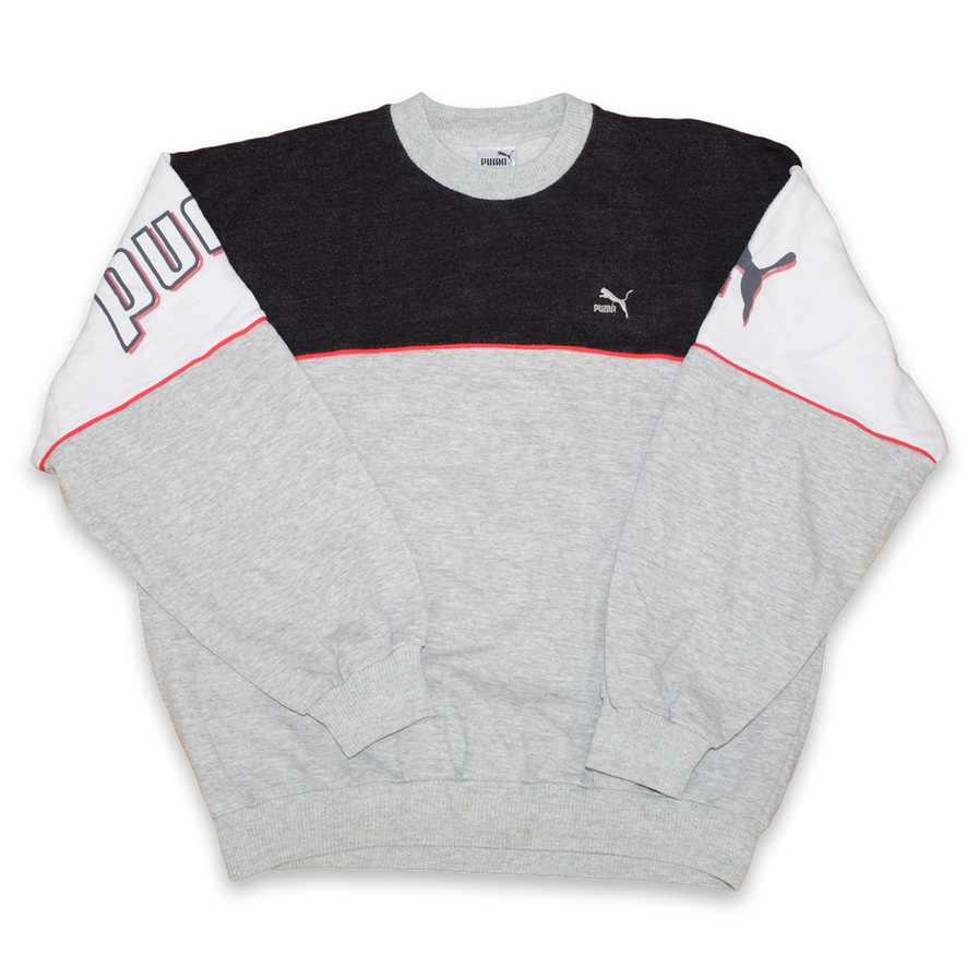 Vintage Puma Sweater Medium / Large - Double Double Vintage