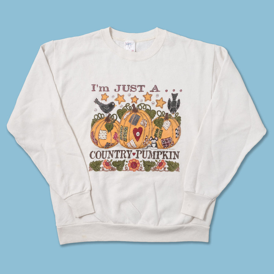 Vintage Pumpkin Sweater Medium